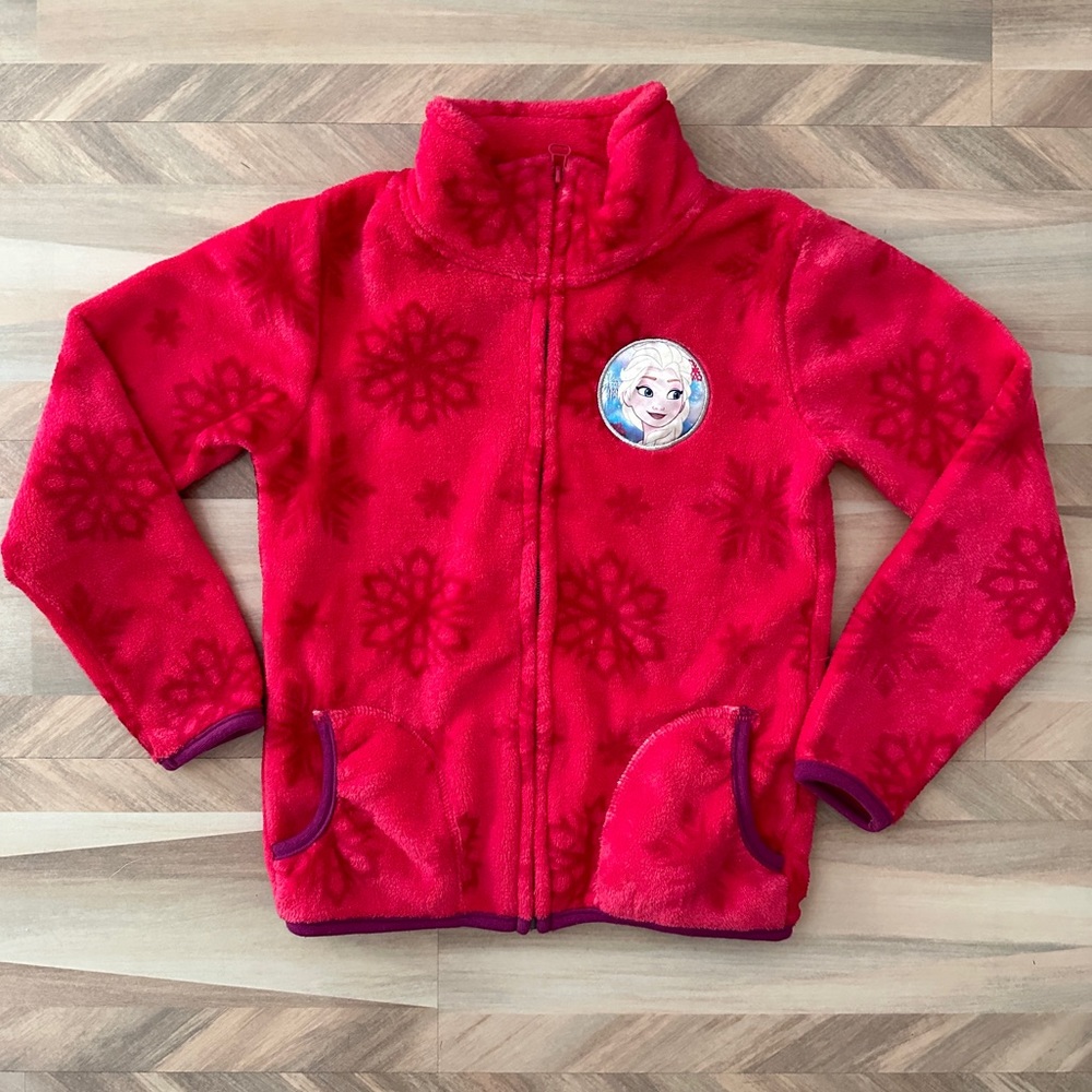 𝗗𝗶𝘀𝗻𝗲𝘆 𝗙𝗿𝗼𝘇𝗲𝗻 ❄️ pink fleece jacket